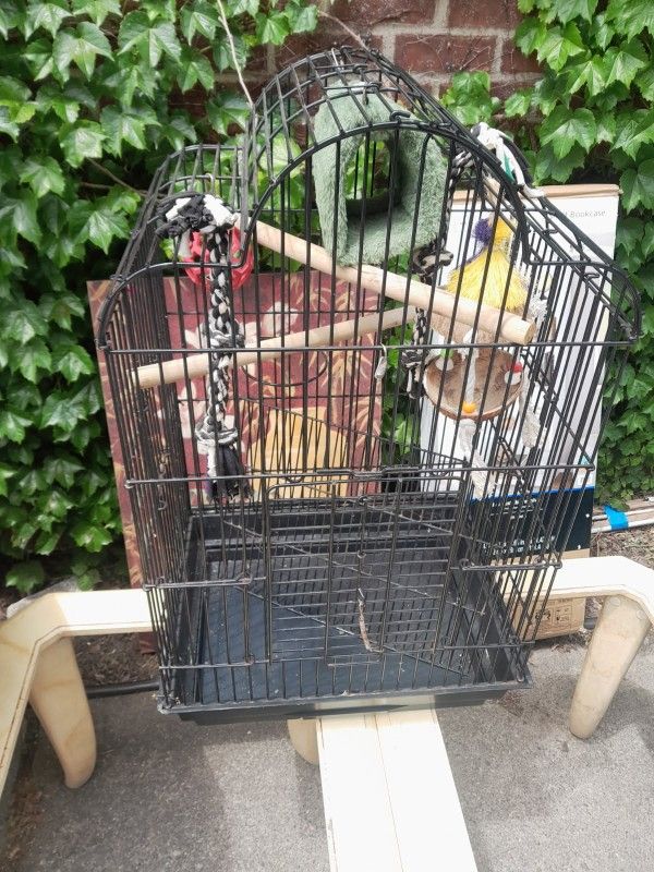 Bird Cage, Fish Tank and Bookshelf...