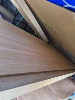 Wood king bed frame