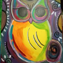 Painted Canvasas At $5 each. 