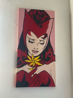 scarlett witch painting