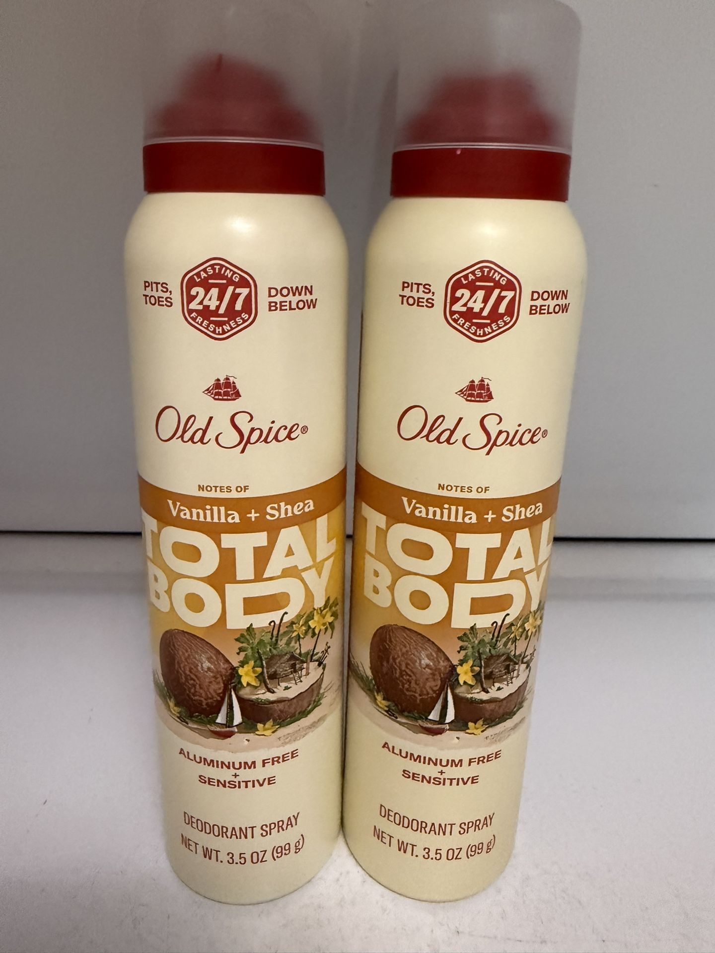 Old Spice Total Body Deodorant Spray 2 x $15