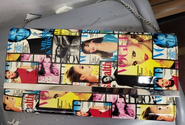 Paris Magazine Retro Clutch