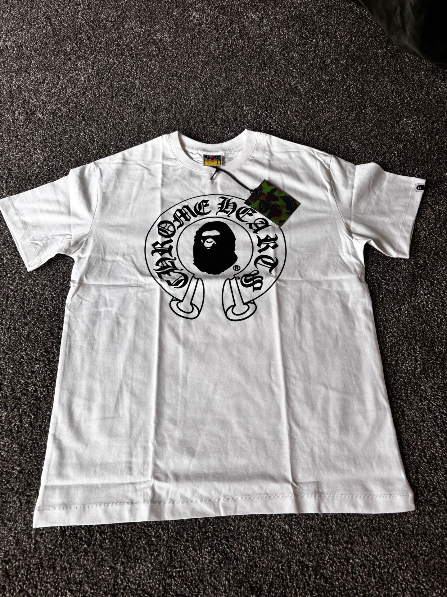 Bape X chrome heart shirt