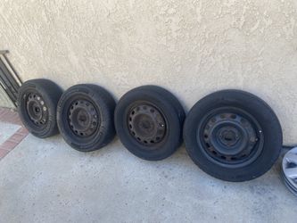 14” Standard Steel Wheels with 3 oem hubcaps
