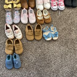 Size varies from 0-3 M to 5 T Shoes