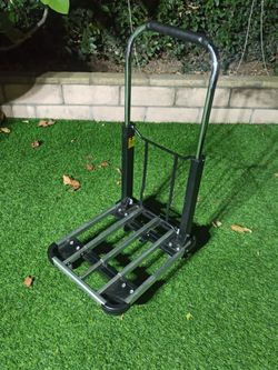 Folding Hand Truck / Platform Cart with Wheels – 330 lb Capacity