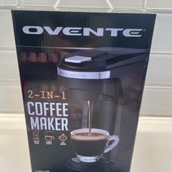  Ovente 2-in-1 coffee maker 