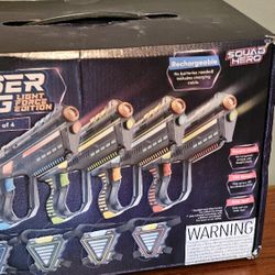 SQUAD HERO (LASER TAG) 4 player Set