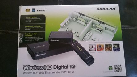 IOGEAR wireless HD digital kit for 2 TV
