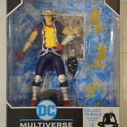 MCFARLANE. DC. COMICS MULTIVERSE. SPEED METAL. JAY GARRICK 7" ACTION FIGURE. #2 THE DARKEST KNIGHT. BUILD A FIGURE.