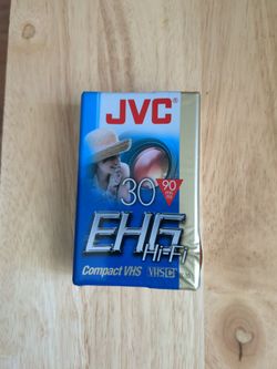 New Sealed Vintage JVC Compact VHS-C 30-Minute Camcorder Tape TC-30EHGDU