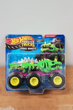Hot Wheels Monster Trucks Big Rigs Skelesaurus
