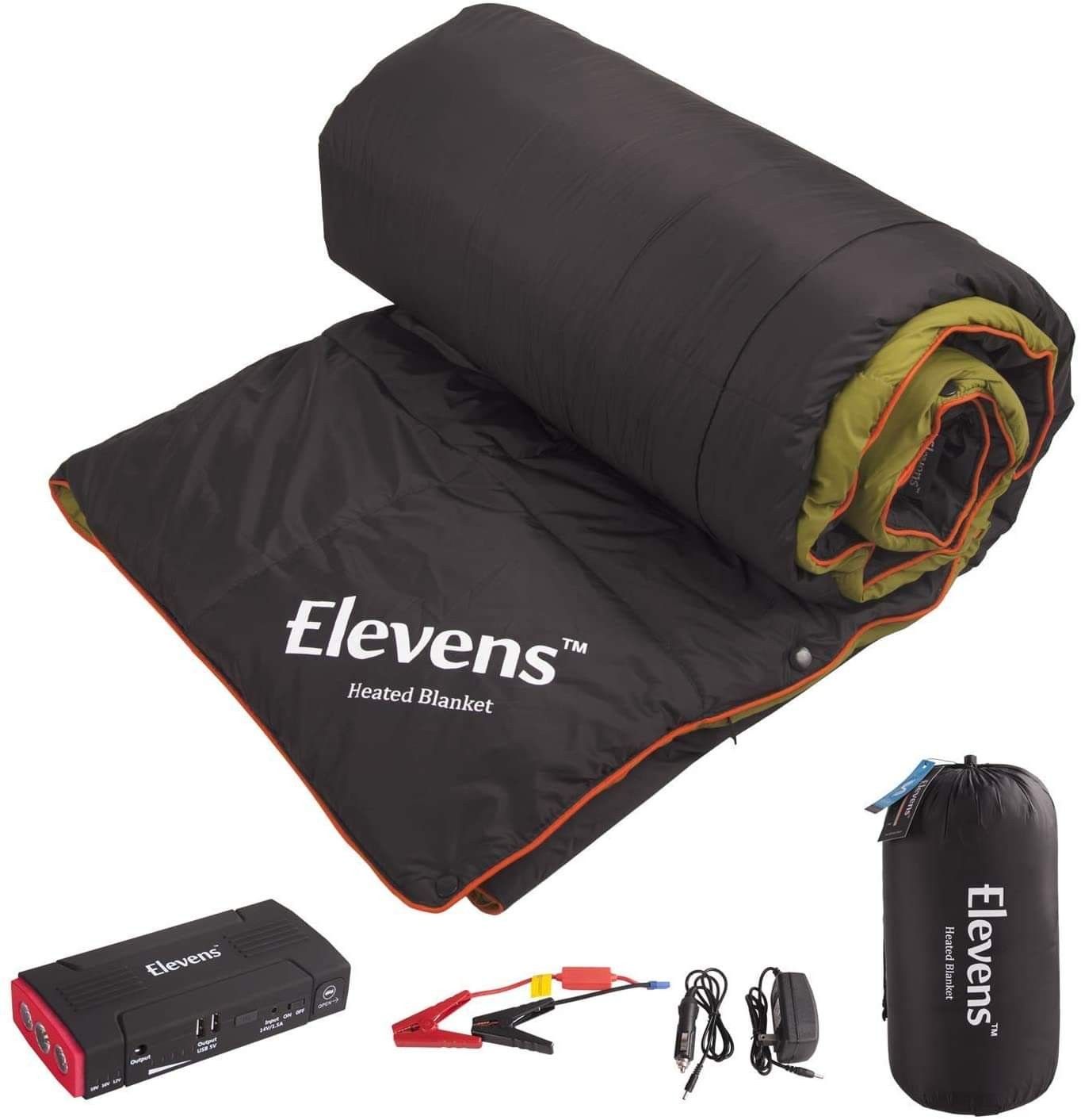 Lightweight Battery-Operated Heated Camping Blanket Sleeping Bag Alternative for Cold Weather,80"x54