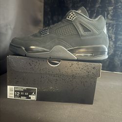 Jordan 4 Black Cat Size 12