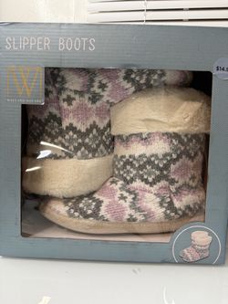 Slipper boots for women size M 9/10