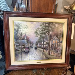 Limited Edition, Hometown Morning, Thomas Kinkade 
