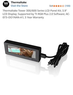 Thermaltake Tower 300/600 Series LCD Panel Kit; 3.9" LCD Display; Supported by Tt RGB Plus 2.0 Software; AC-073-OO1NAN-A1;
