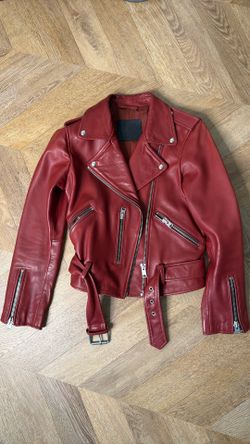 AllSaints Leather Jacket US6