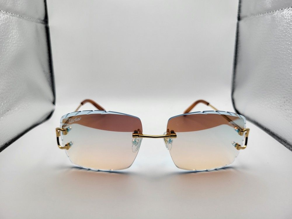 Cartier Glasses(Blue Mirror)