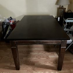 Large Wooden Dining Table 