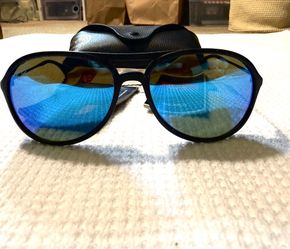 Ray-Ban RB4201 Alex Blue Mirror Sunglasses w/ Case & Accessories