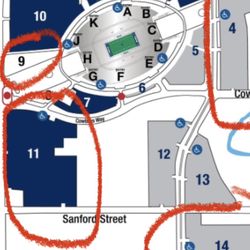 Coboys Vs Giants Parking 