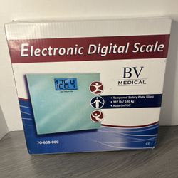 Electronic/Digital Scale by BV Medical Weighs Up To 397 Pounds Model  70-608-000