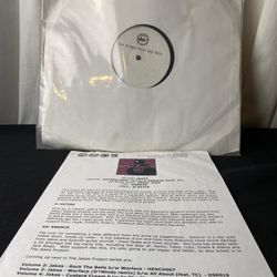 The Jakes Project Vol. 1 Vinyl Record 12” Promo 2009 UK D-Style DSR018 TC Haters (Rare First Pressing)