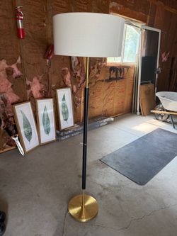 Black and gold lamp
