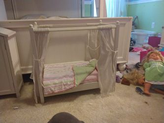 Pottery Barn Kids Doll Bed And Armoire