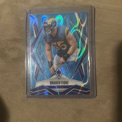 2025 PANINI PHOENIX 82 BRADEN FISKE BLUE SEISMIC