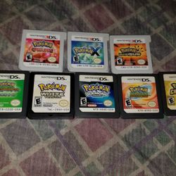 Pokemon 3DS/DS Game Collection