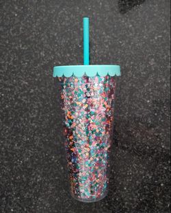 NEW 24 oz Insulated Tumbler with Lid & Straw