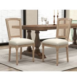 Dining Chair Set Of 2 New Luxury French Style