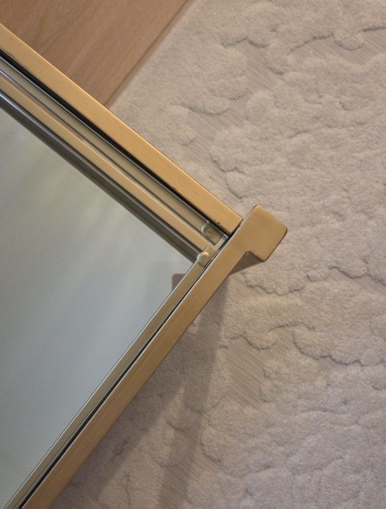 Gold With Glass Coffee table