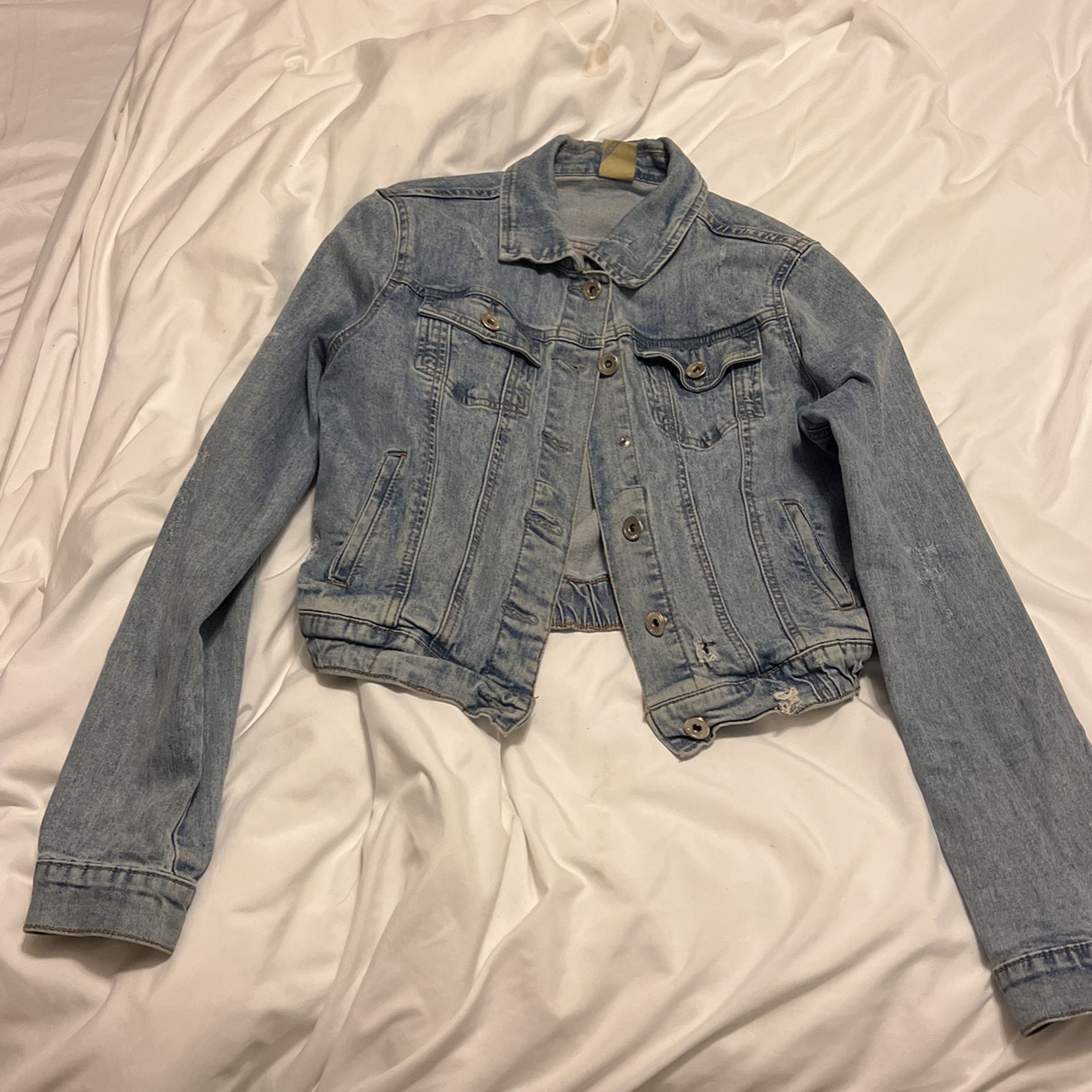 denim jacket, size:xs, color: Jeans