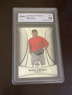 2010 Angels Mike Trout graded 10 rookie card