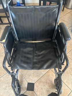 Black Folding Wheelchair