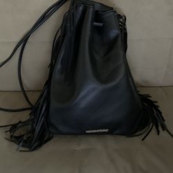 Victoria Secret Backpack Bucket Bag Black