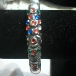 Silver Round Bracelet Used