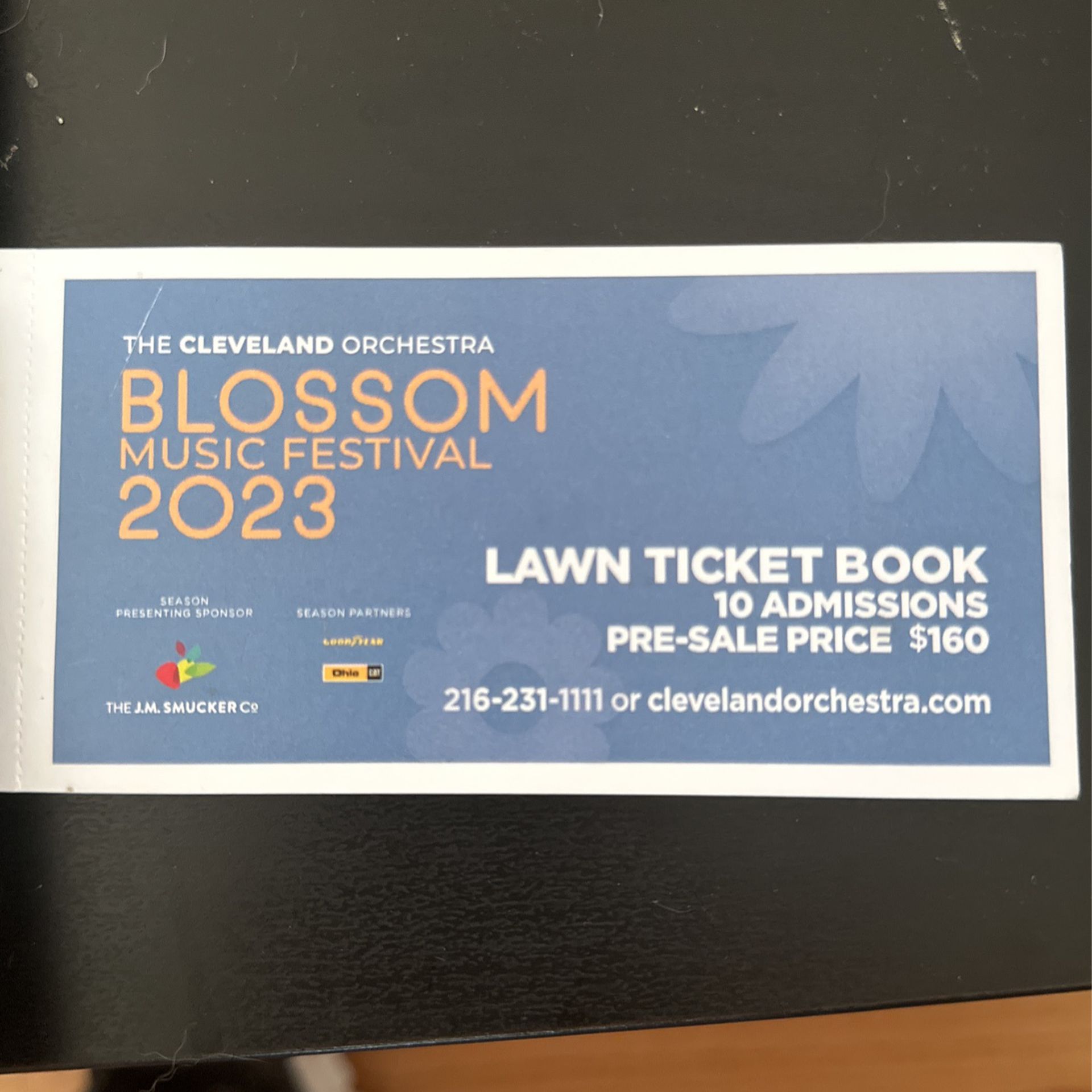 Cleveland Orchestra Blossom Music Festival 2023 Book
