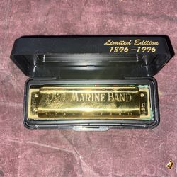 Gold Plated Harmonica Excellent Condition