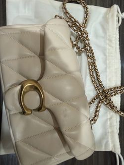 Quilted Leather Chain Shoulder Bag