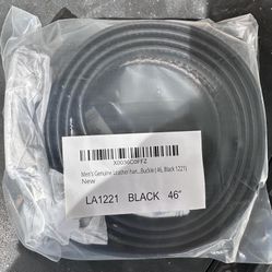 Brand New Black Men Belt 46”