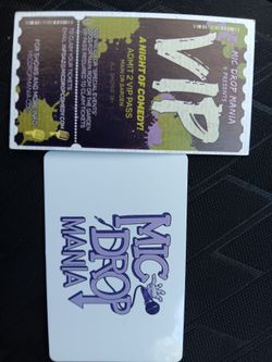 Comedy ticket for 2