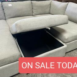 Modular Sectional Couch Sofa With Ottoman 