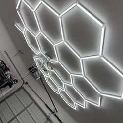 Hexagon Garage Lights