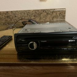 Sony CD Player With Wires/Cables