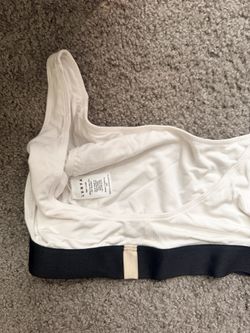 Lunya Siro Well-Rounded Bralette White/Black Size M New in Package