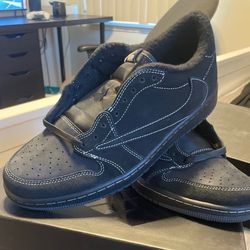 Travis Scott x Air Jordan 1 Retro Low OG SP 'Black Phantom'